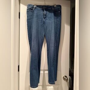Jennifer Lopez Dark Blue Straight Leg Jeans